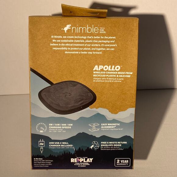 *NEW* Nimble Apollo Fast Wireless Charger - Picture 2 of 2